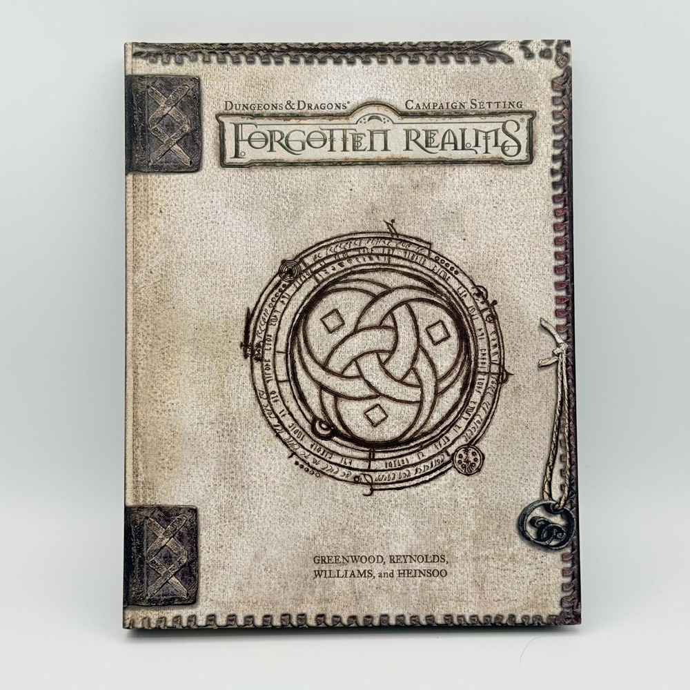 Wizards Dungeons & Dragons Forgotten Realms Campaign Setting HC 2001 RPG